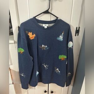 Disney Parks Icon Pullover Sweatshirt - NWT